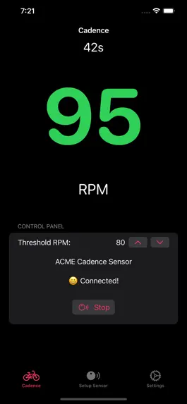 Game screenshot Cadence Monitor mod apk