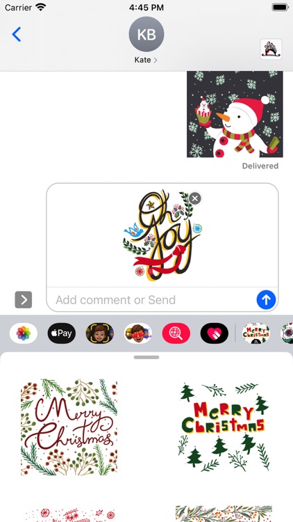 Christmas Joy Stickers