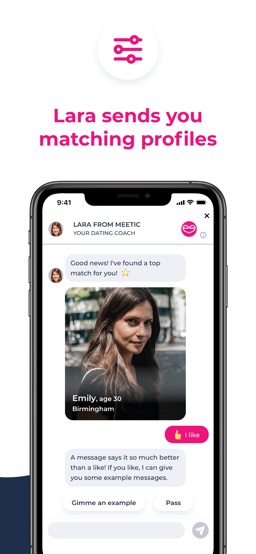 Meetic app screenshot