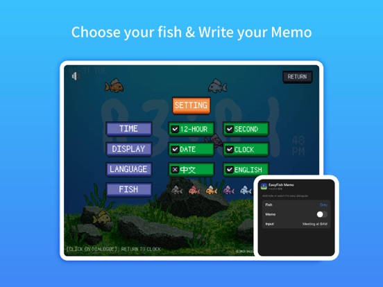 EasyFish摸鱼 - 像素风格鱼缸 screenshot 3