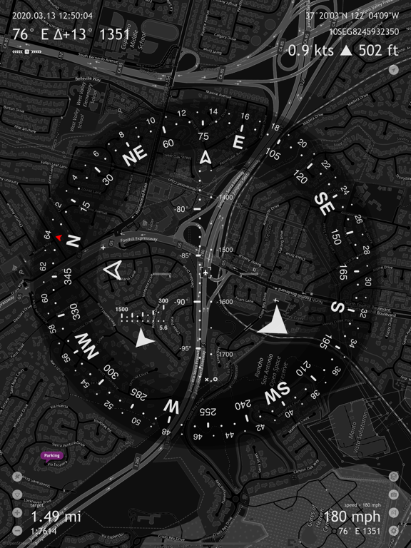 Commander Compass Go iPad app afbeelding 2
