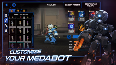 MEDABOTS: Card Battle RPG Game screenshot 2