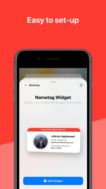 Nametag: Lost Phone Widget