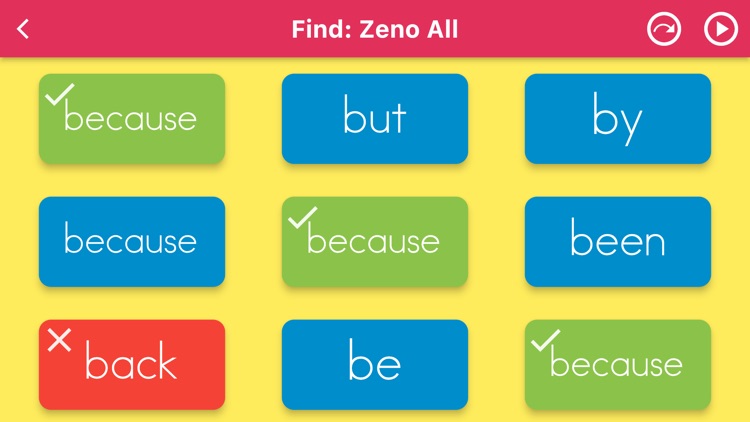 Sight Word Mastery: Zeno Words
