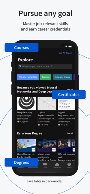 udslæt Venture Alice Coursera: Learn career skills on the App Store