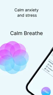 calm breathe - relaxation app iphone screenshot 1