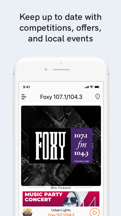 Foxy 107.1/104.3 screenshot 3