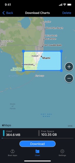 Garmin ActiveCaptain® app screenshot