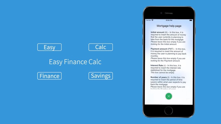 Easy Finance Calc