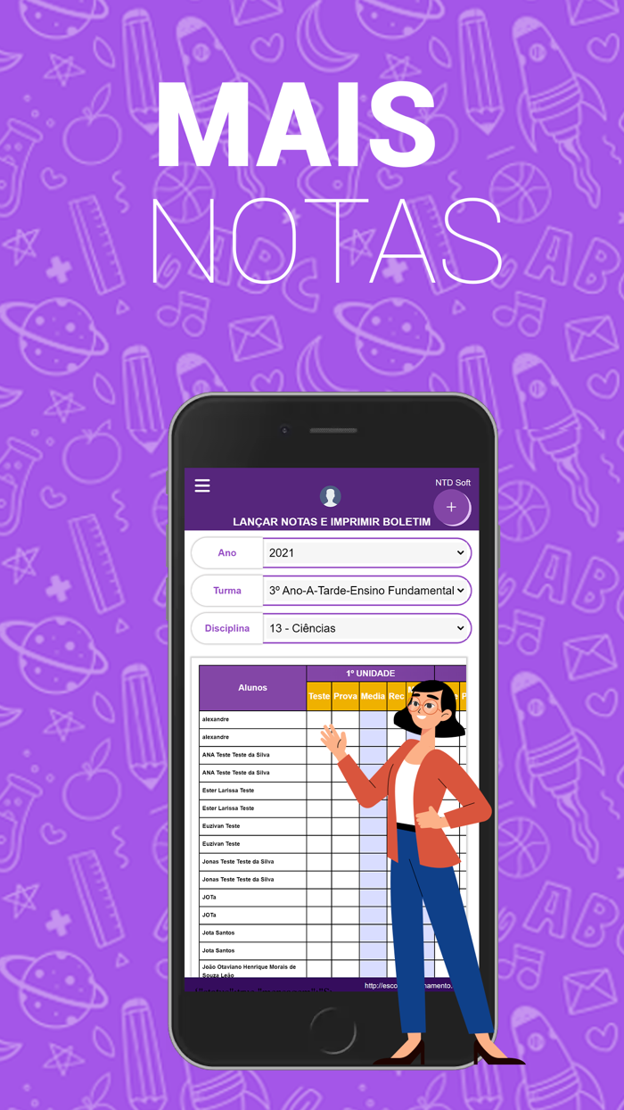 Portal do professor - NTD Soft