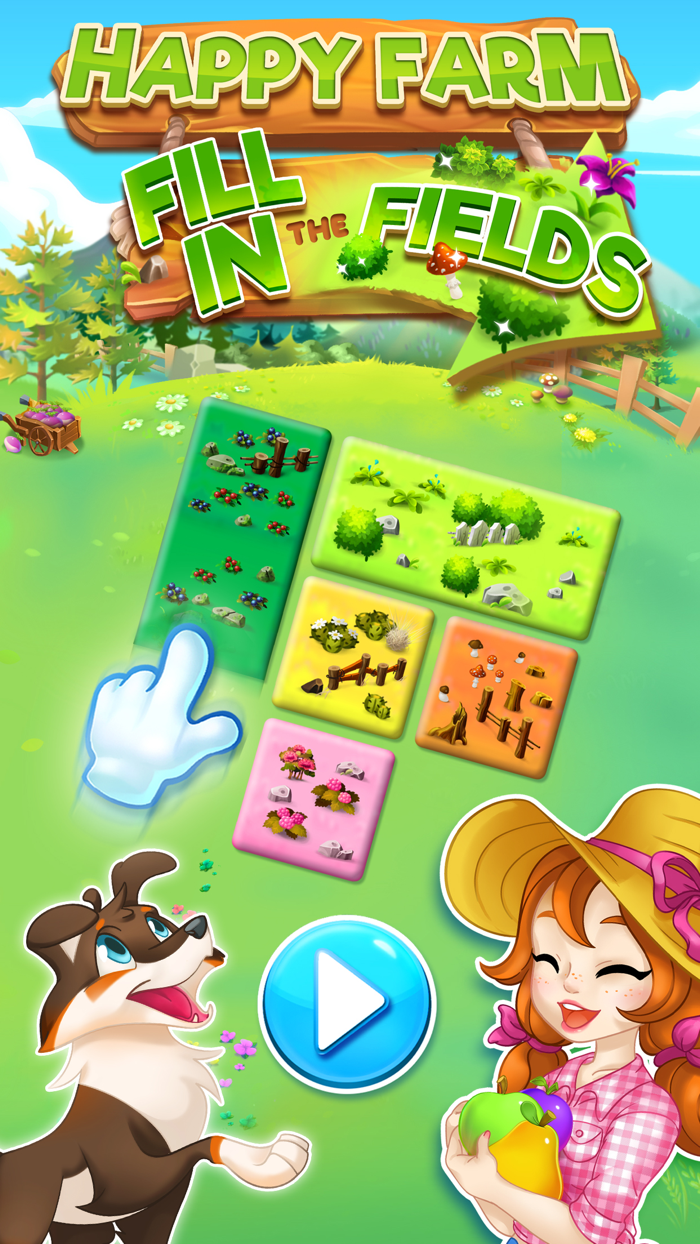 Happy Farm fill in the fields