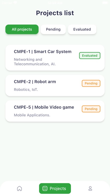 Nice - Evaluation App