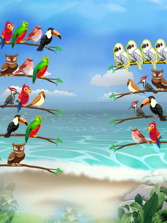 Bird Sort - Color Puzzle