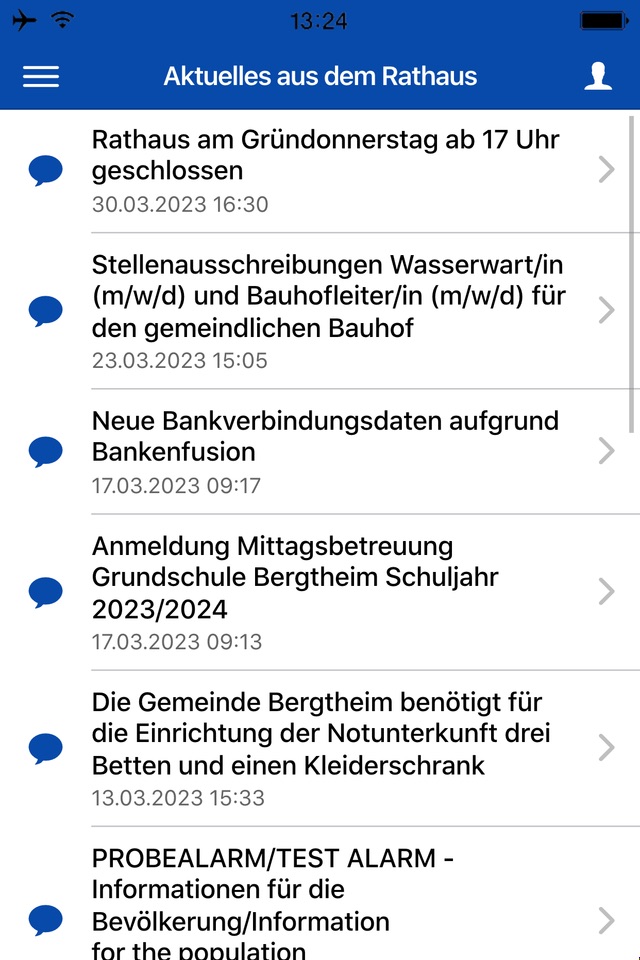 Gemeinde Bergtheim screenshot 2