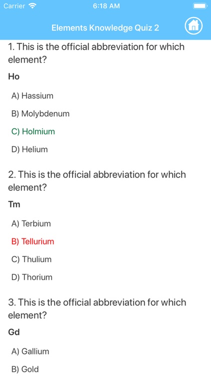 Elements Knowledge Quiz screenshot-5