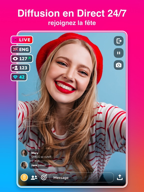Screenshot #6 pour Hola: Chat Vidéo & Live Stream