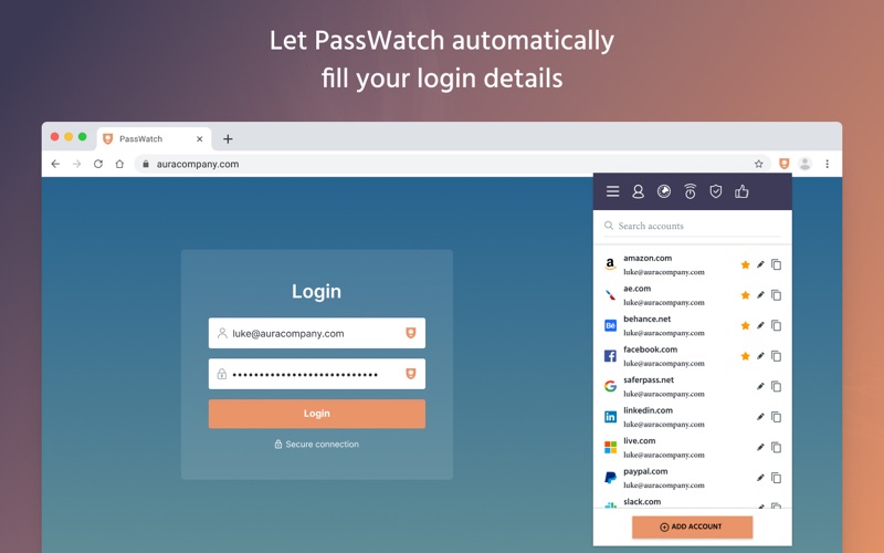 Passwatch - Password Manager Screenshot