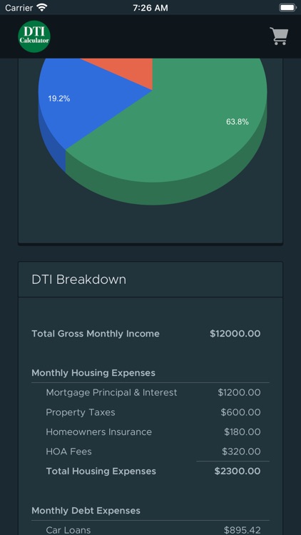 DTI Ratio Calculator screenshot-3