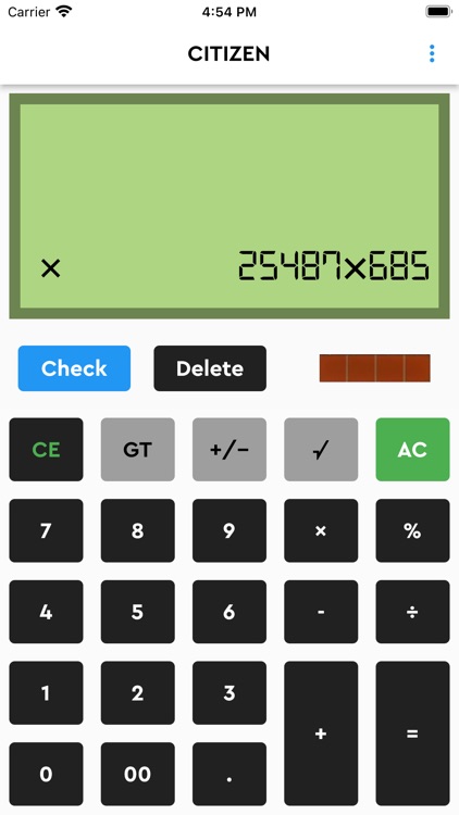 Citizen Basic Calculator screenshot-3