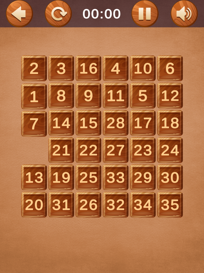 Wood Number Puzzle 3D