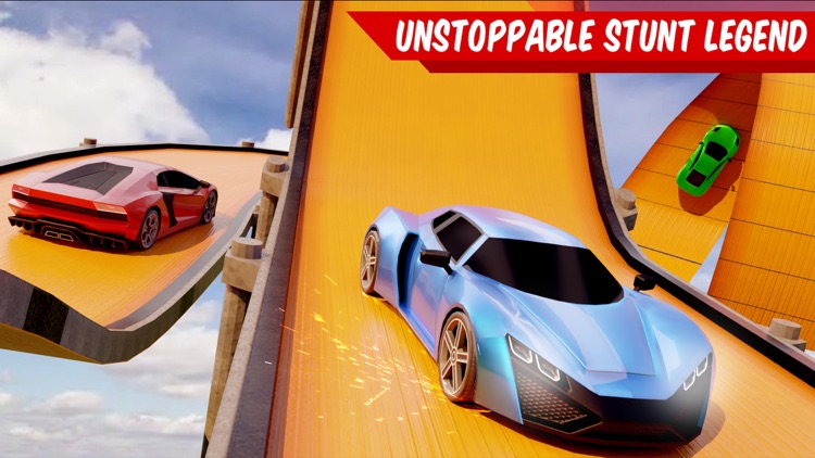 Rooftop Jump Car Stunts Racing