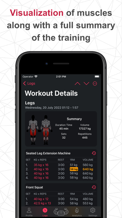 SmartWorkout - Gym Log Tracker screenshot 4