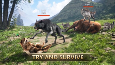Wolf Game: Wild Animal Warsのおすすめ画像1