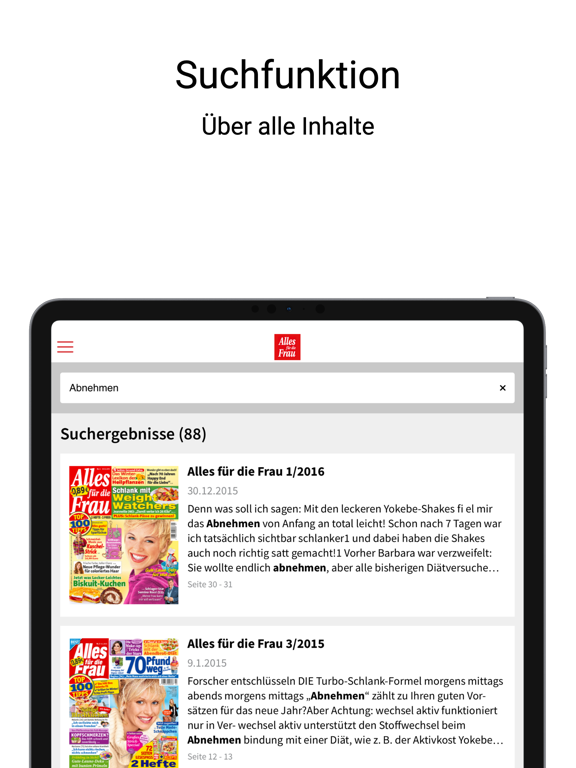 Alles für die Frau ePaper screenshot 3