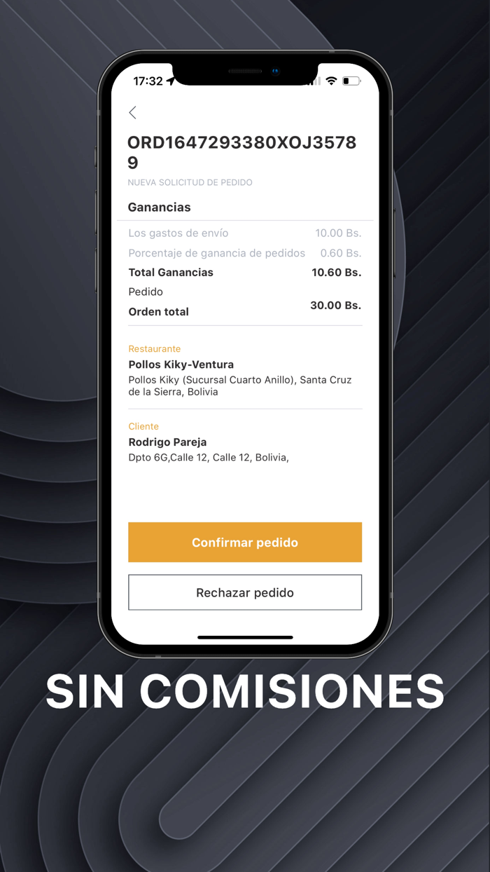 Zass – para Repartidores