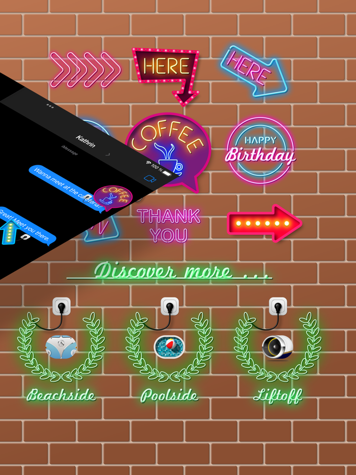 Neon Signs Animated Sticker