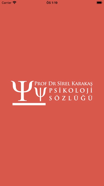 Psikoloji Sözlüğü