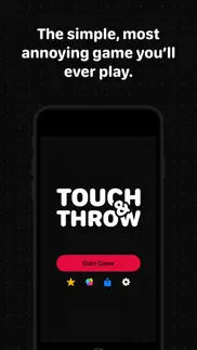 touch & throw iphone screenshot 1