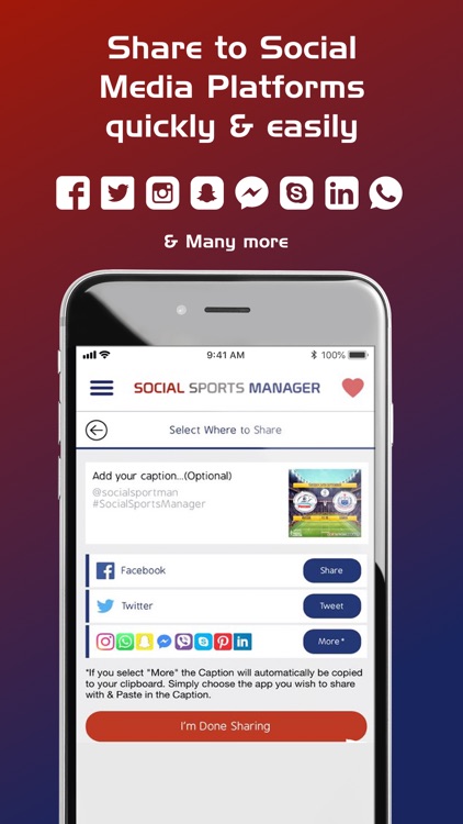 Social Sports Manager screenshot-4