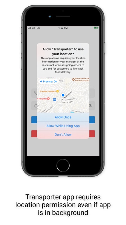 Transporter- Delivery app