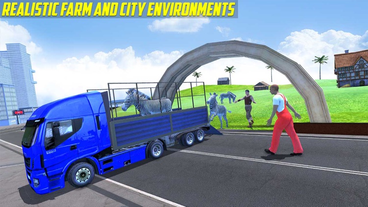 Truck Animals Transport Sim screenshot-3