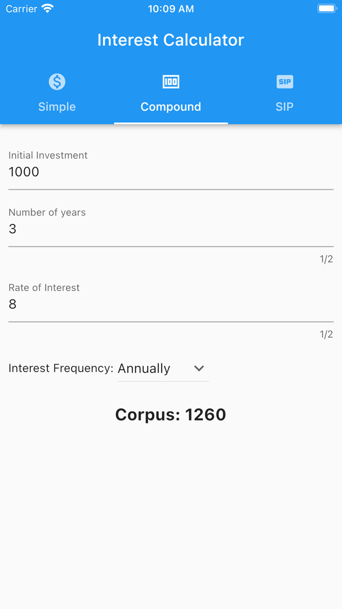 Interest Calc