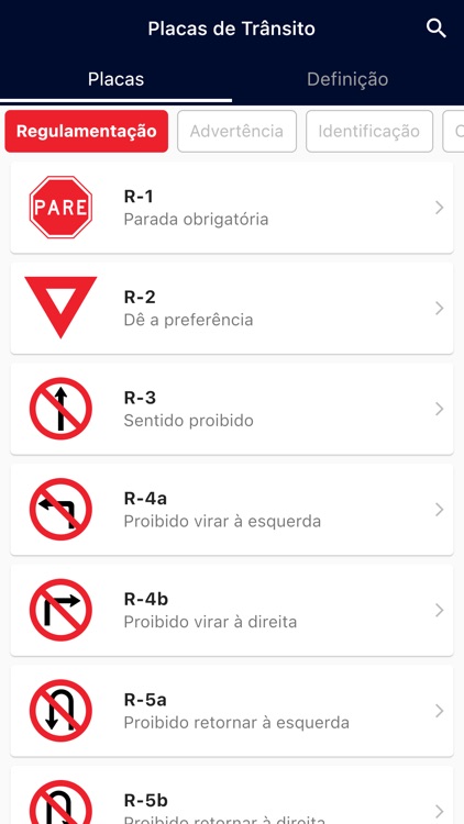 Placa Pare R1 Parada Obrigatória de Sinalização de Transito