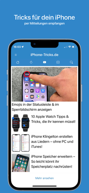 ‎Tricks fürs iPhone Screenshot