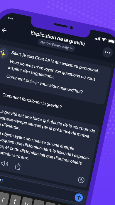Screenshot #2 pour AI Chat & Chatbot d'Écriture