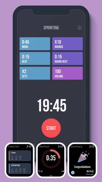 Interval Timer ++ screenshot 2