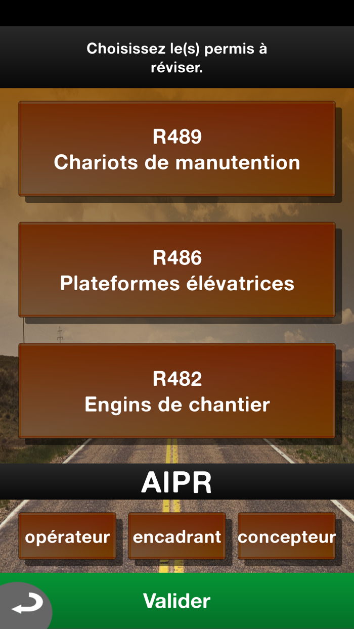 Examen CACES et AIPR