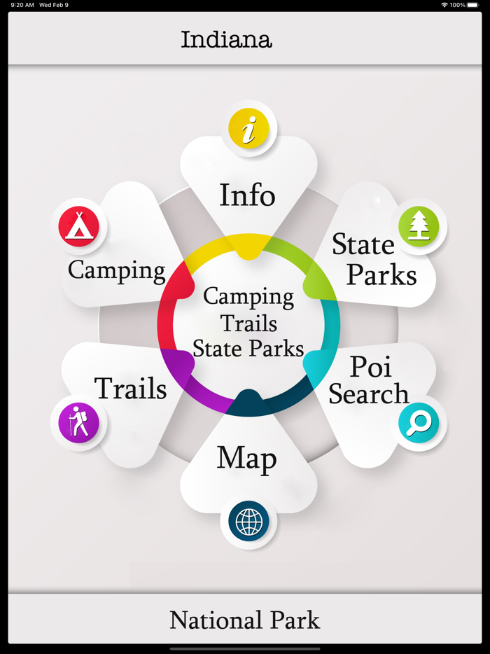 Indiana-Camping  Trails,Parks