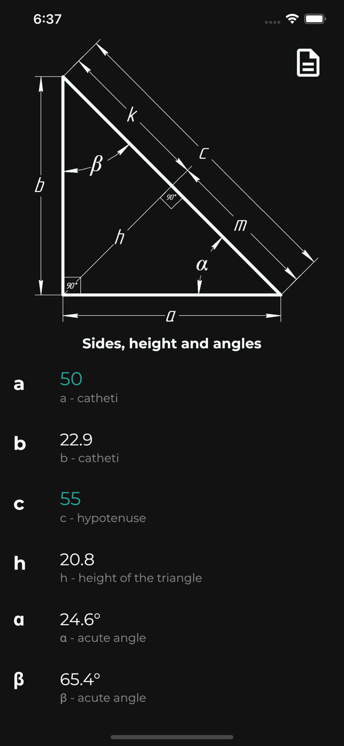 Triangle Angles Calculator