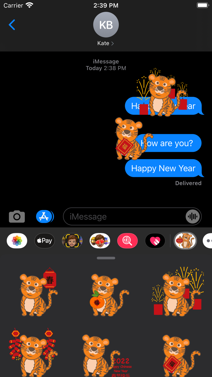 Chinese New Year Stickers 2022