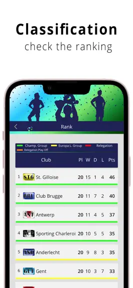 Game screenshot Info Belgium League apk