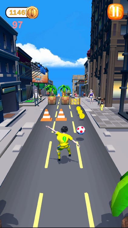 Kick And Run : Runner Game