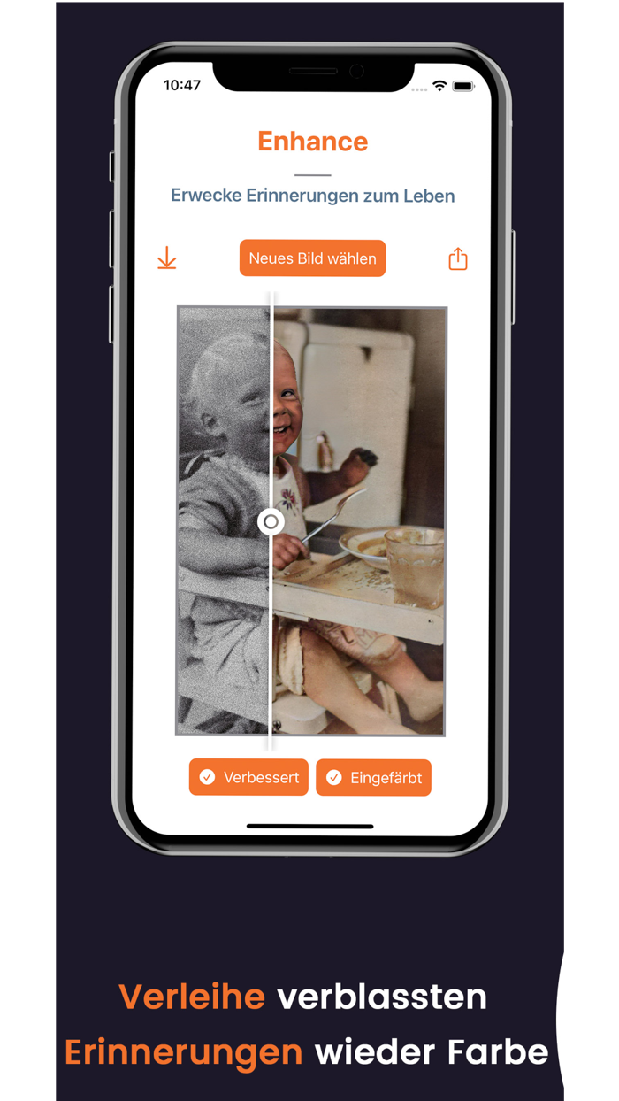 Fotos verbessern und einfärben