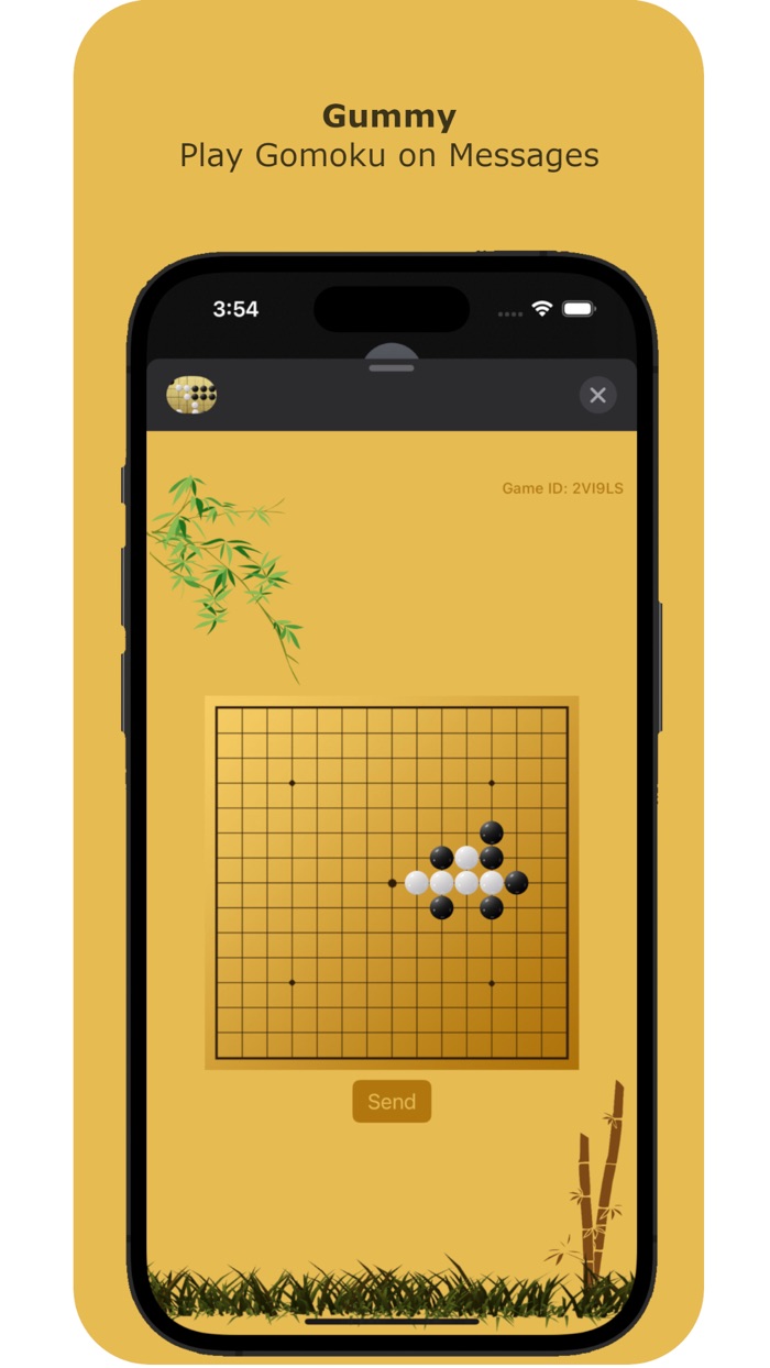 Gummy Play Gomoku on Messages