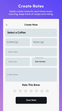 Game screenshot Optimal Coffee Notes apk