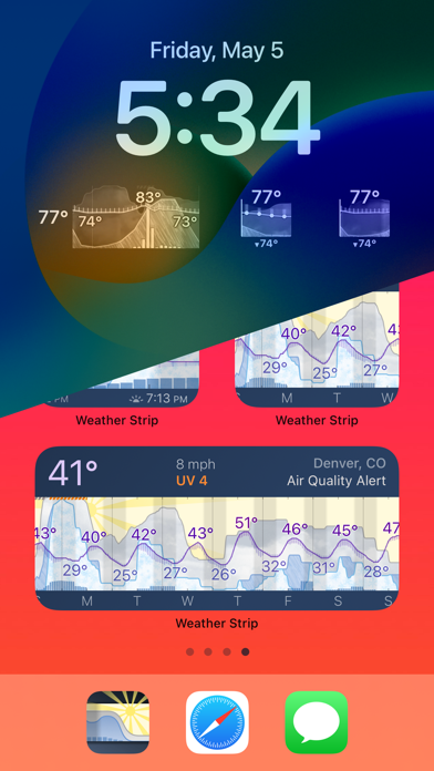 Weather Strip Screenshot